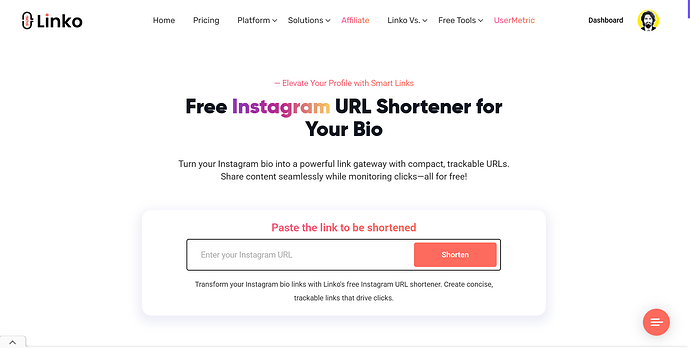 Free Instagram URL Shortener