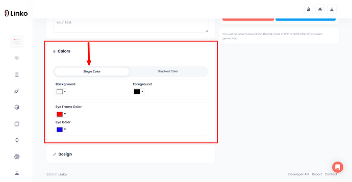 QR Code Color Customization